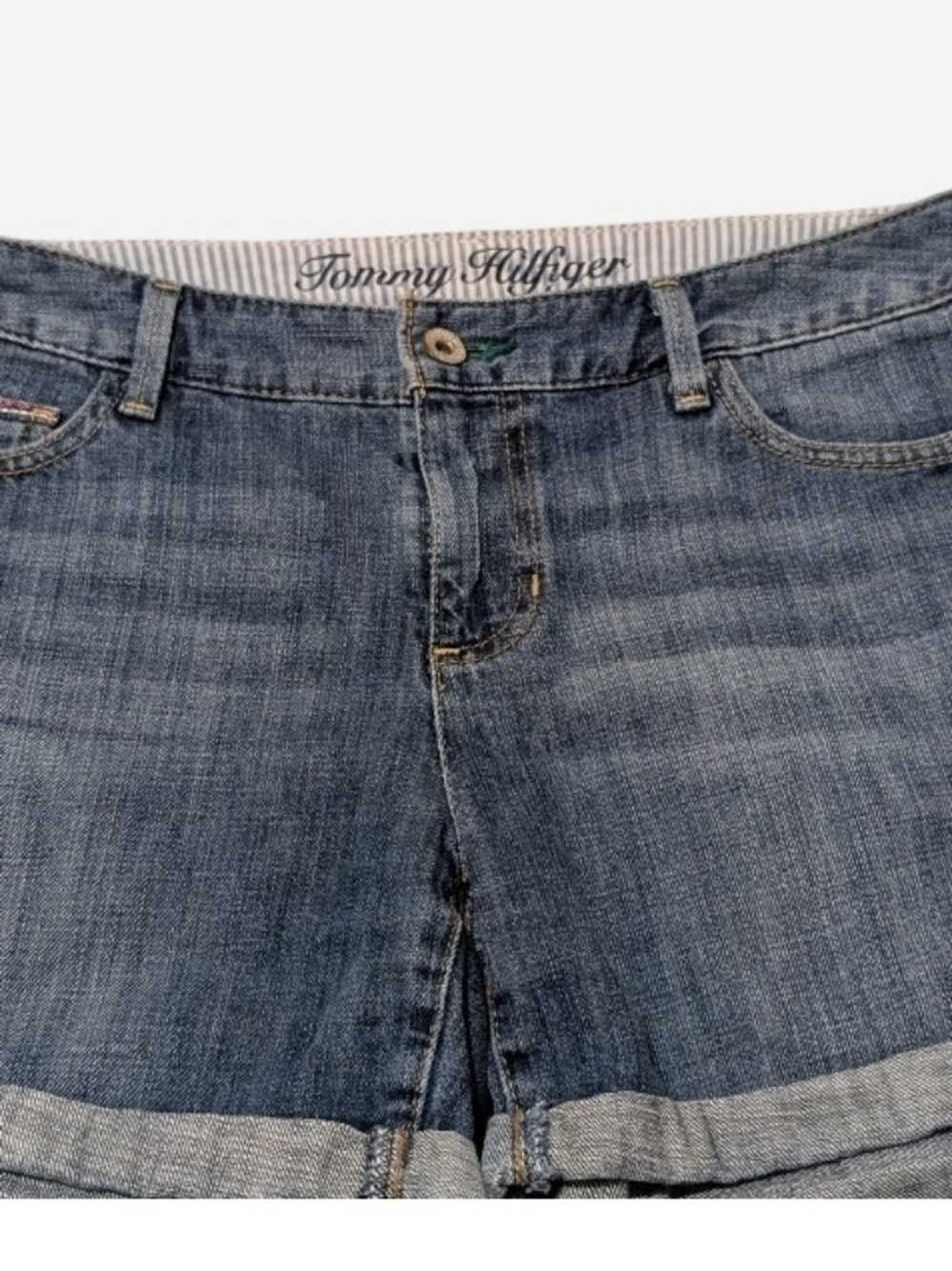 Pre-owned Tommy Hilfiger Blue Denim Shorts